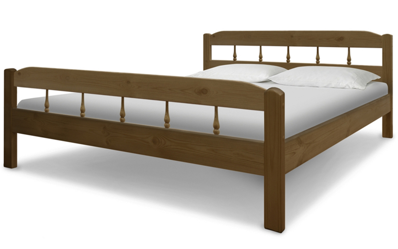 фото: Кровать ВМК-Шале Деревянные Бюджет 1 120x200 см