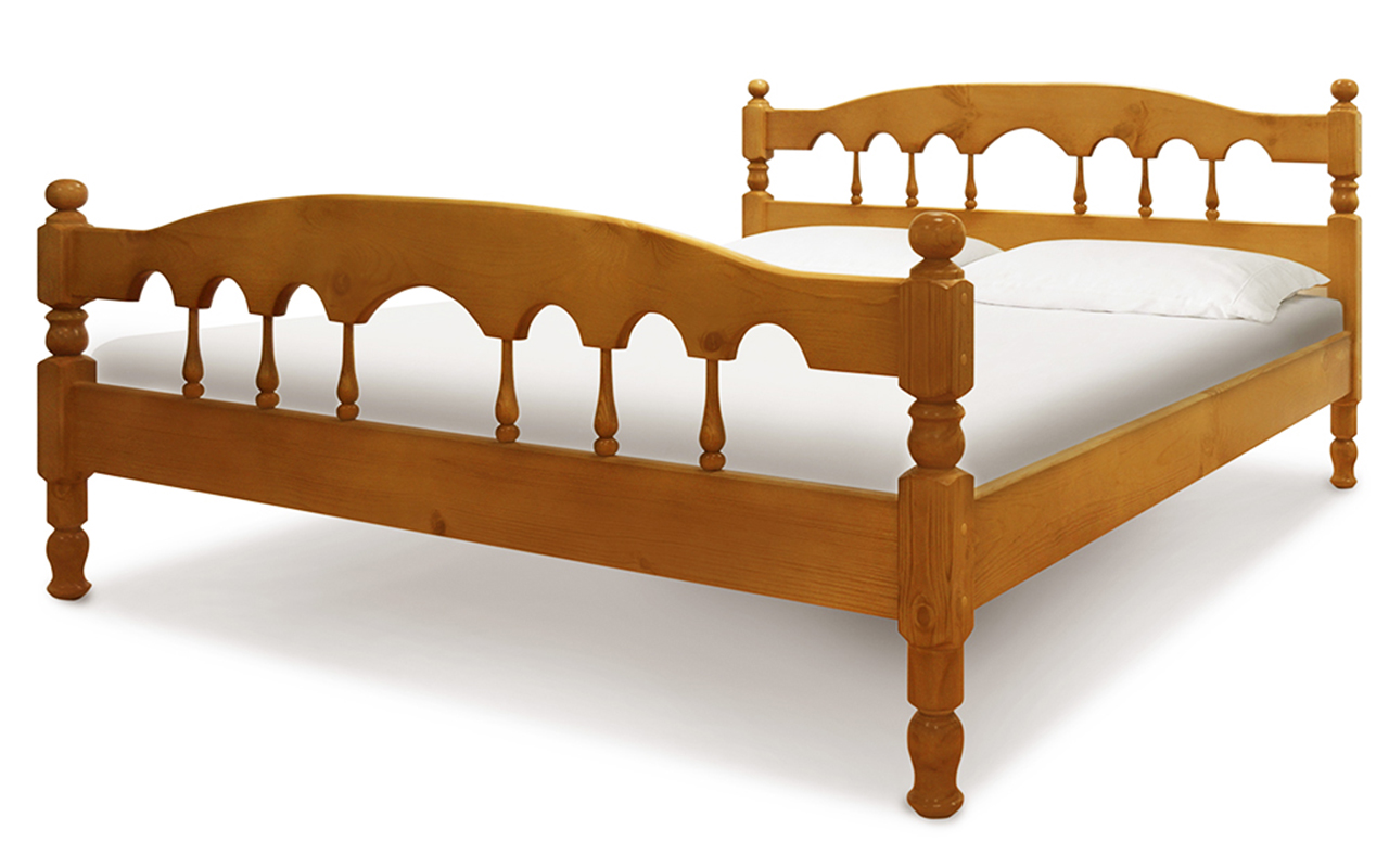 фото: Кровать ВМК-Шале Деревянные Капелла 180x190 см